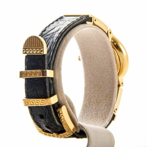 Authentic vintage ladies Gianni Versace medusa Gold plated quartz watch main image 11
